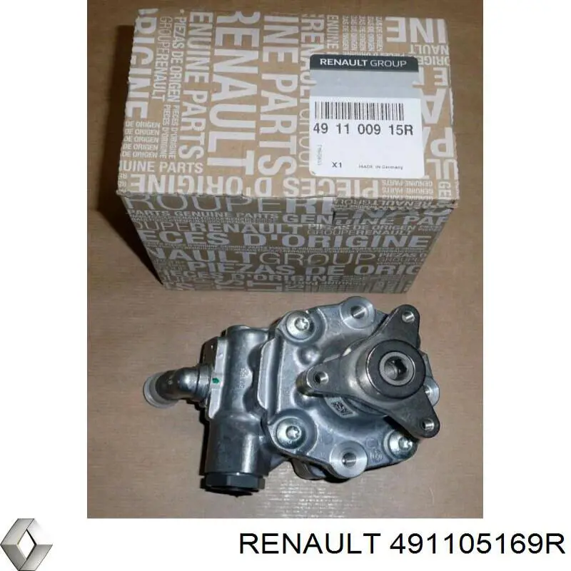 491105169R Renault (RVI) насос гідропідсилювача керма (гпк)