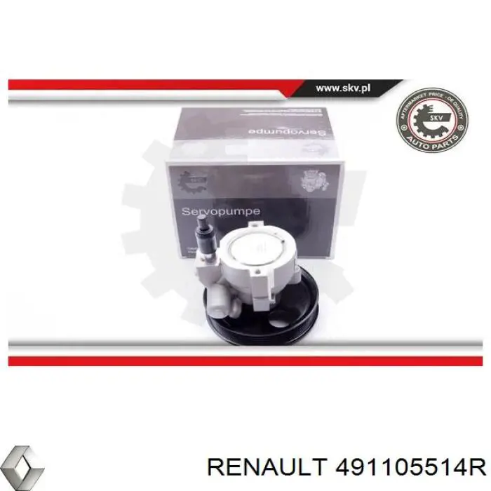 Насос ГПК Renault (RVI) 491105514R ціна, від 36.64 USD