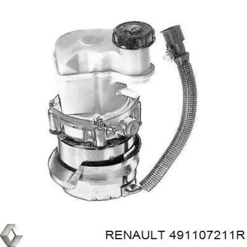 491107211R Renault (RVI) насос гідропідсилювача керма (гпк)