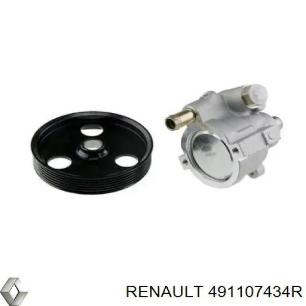 491107434R Renault (RVI) насос гідропідсилювача керма (гпк)