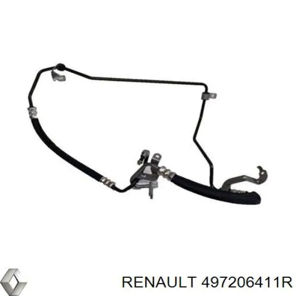 Патрубок високого тиску гідропідсилювача Renault (RVI) 497206411R ціна, від 245.01 USD