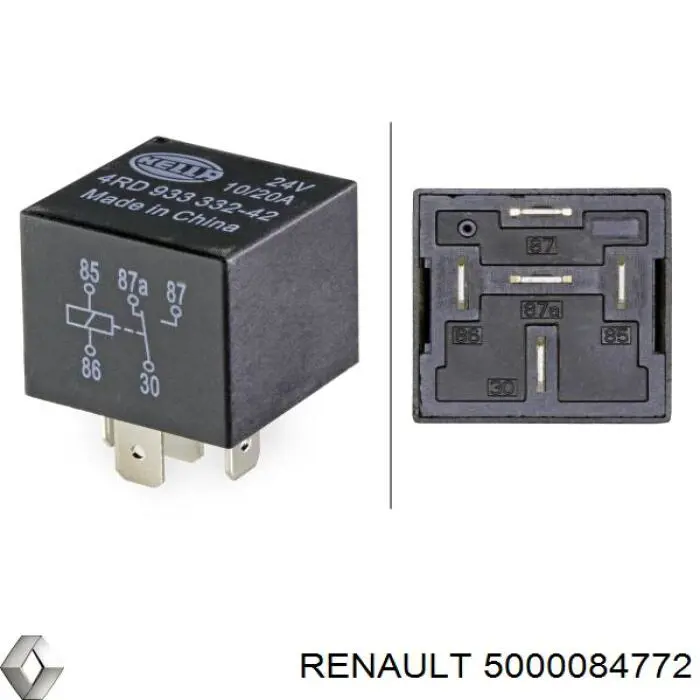  Renault (RVI) 5000084772 ціна, від 4.78 USD