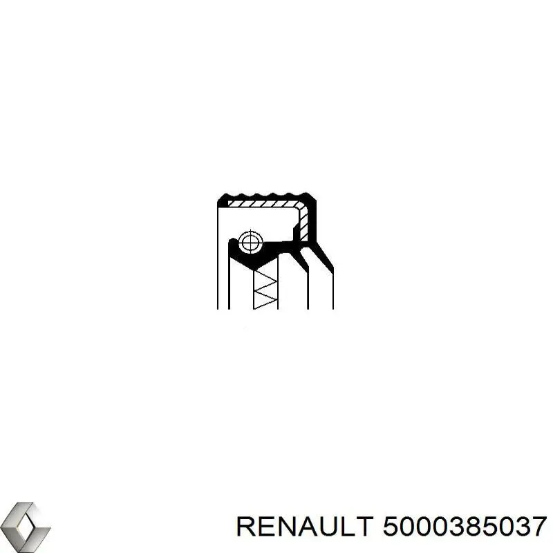 Купити 5000389905 Renault (RVI) Сальник задньої маточини, зовнішній