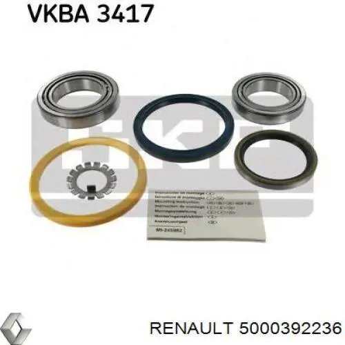 Підшипник ступиці 5000392236 Renault (RVI)