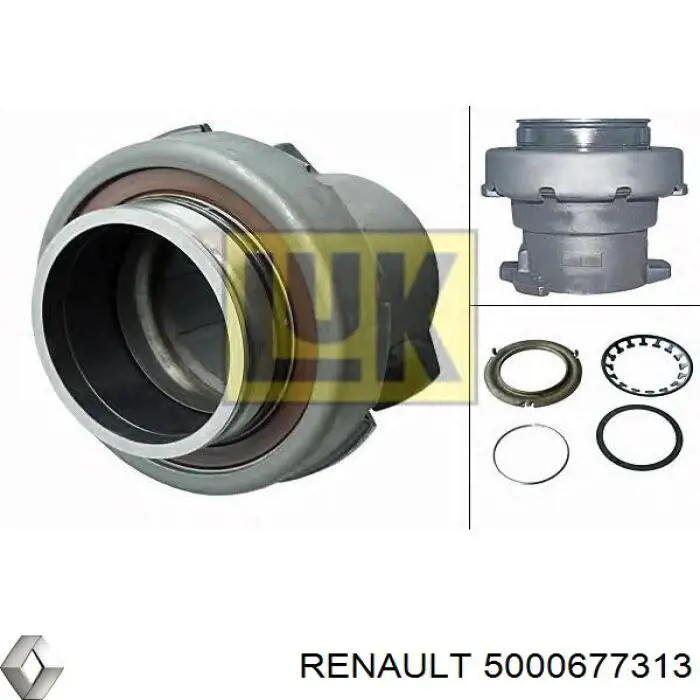 Підшипник вижимний зчеплення 5000677313 Renault (RVI)