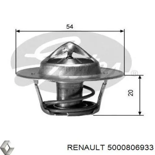 Штуцер вакуумного підсилювача гальм 5000806933 Renault (RVI)