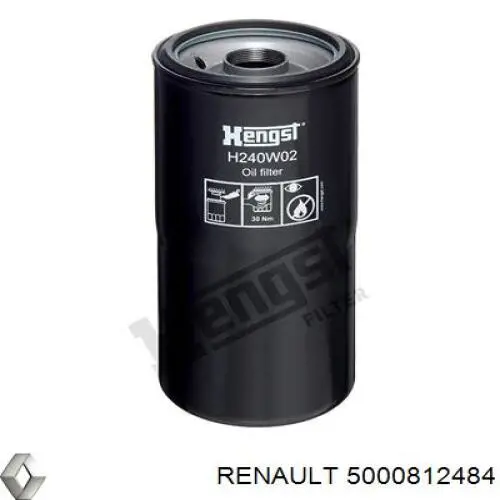 5000812484 Renault (RVI) Фільтр масла