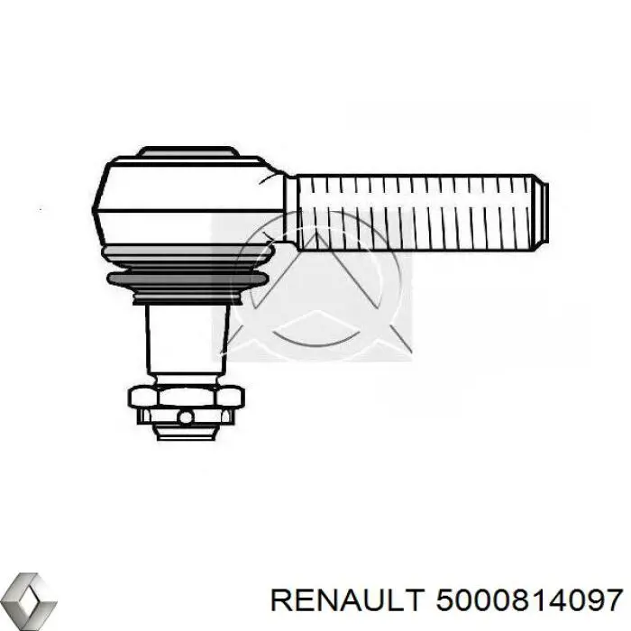 Купити 5000814097 Renault (RVI) Накінечник поперечної рульової тяги