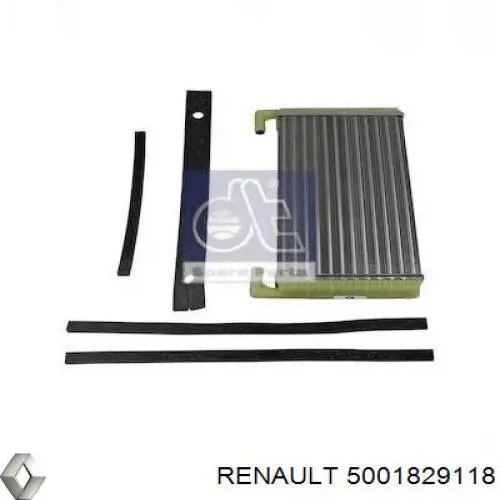 5001829118 Renault (RVI) Радіатор опалювача салону
