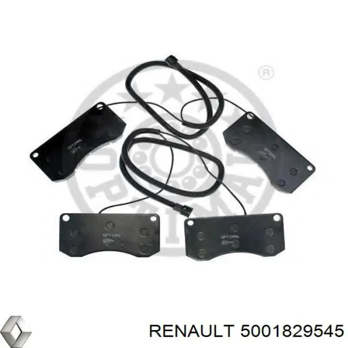 Передні тормозні колодки 5001829545 Renault (RVI)