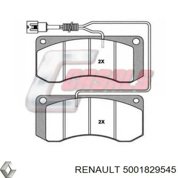10233 Optimal Передні гальмівні колодки