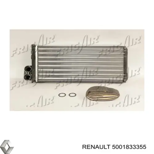 Радіатор пічки 5001833355 Renault (RVI)