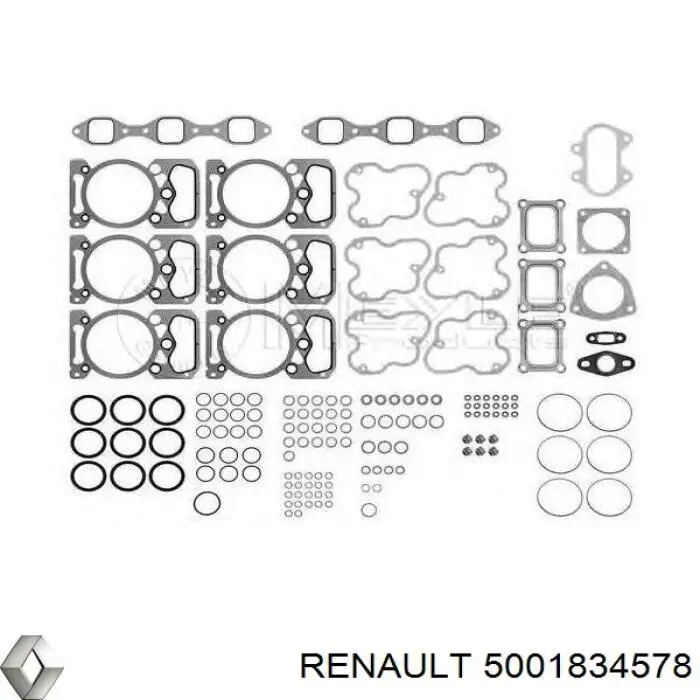 Комплект прокладок двигуна, верхній на Renault Truck Premium 