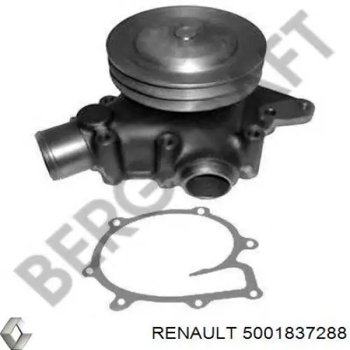Помпа охолодження Gates WP5084HD ціна, від 174.44 USD