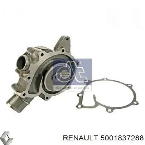 Помпа охолодження Renault (RVI) 5001837288 ціна, від 174.24 USD