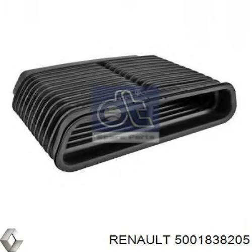 Повітрозабірник повітряного фільтра 5001838205 Renault (RVI)