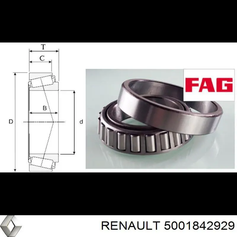 Підшипник КПП 0750117677 ZF Parts