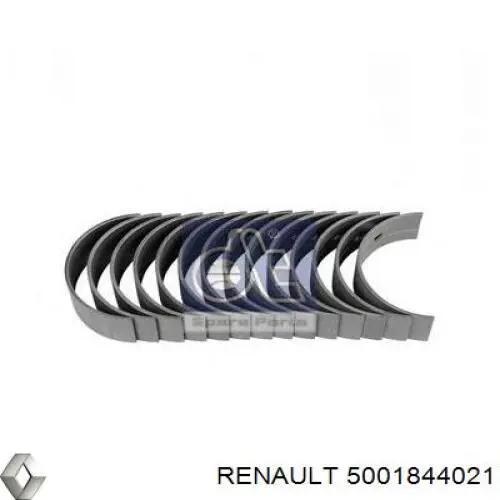 Вкладиші коленвала, корінні, комплект, стандарт (STD) Renault (RVI) 5001844021 ціна, від 78.01 USD