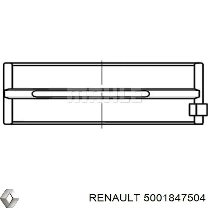 Вкладиші коленвала, корінні, комплект, 1-й ремонт (+0,25) Glyco H10907025MM ціна, від 86.05 USD