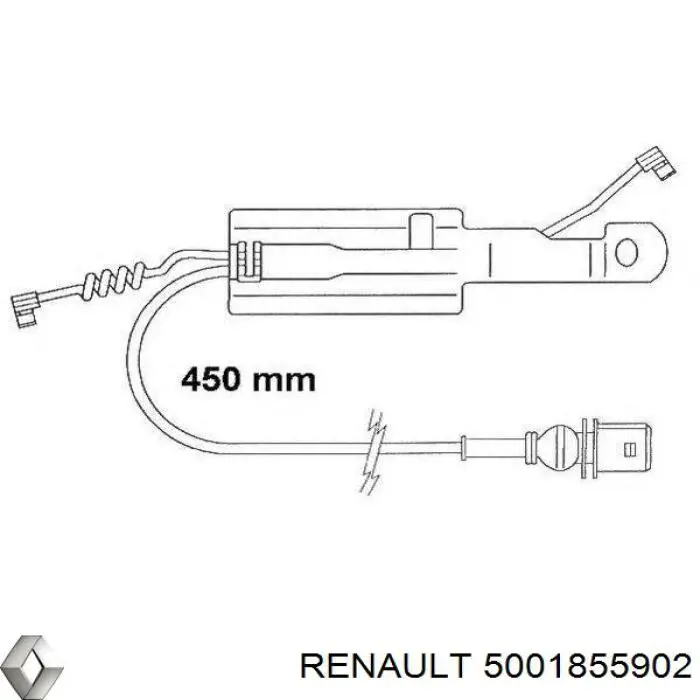 5001855902 Renault (RVI) Передні гальмівні колодки