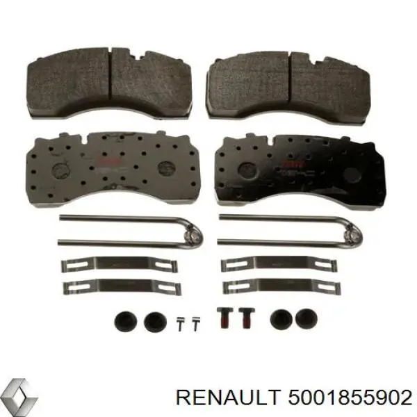 Передні тормозні колодки 5001855902 Renault (RVI)