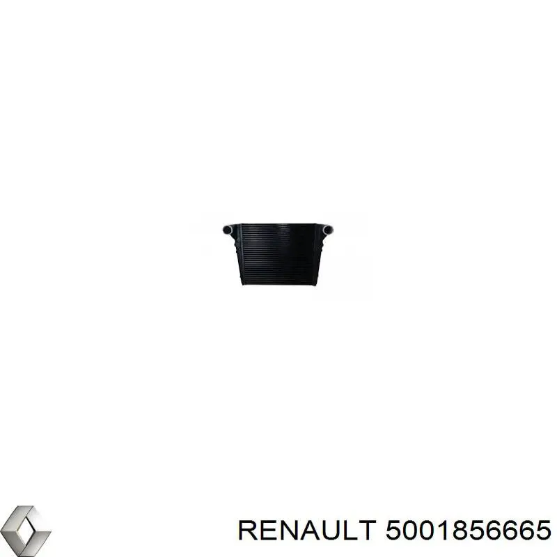 Радіатор интеркуллера 5001856665 Renault (RVI)