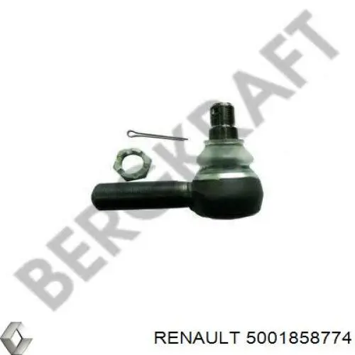 5001858774 Renault (RVI) накінечник рульової тяги, зовнішній