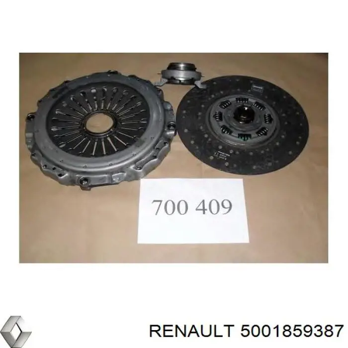 Комплект зчеплення (3 частини) Renault (RVI) 5001859387 ціна, від 804.02 USD