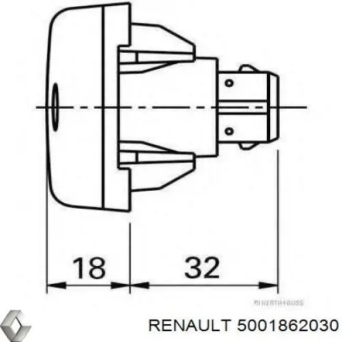 Ліхтар підсвічування ніг, передній Tangde TD0361004W ціна, від 4.28 USD