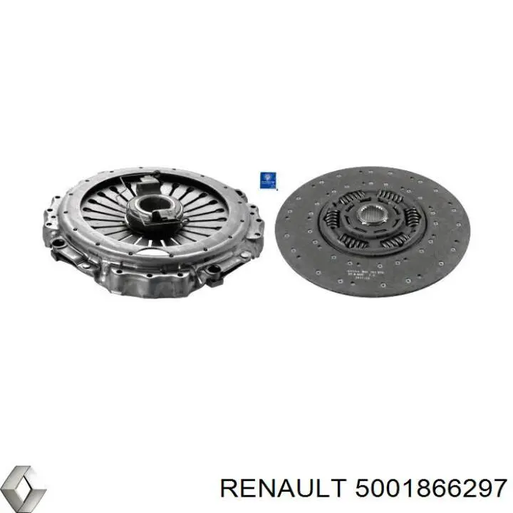Купити 5001866297 Renault (RVI) Комплект зчеплення (диск, корзина, підшипник)