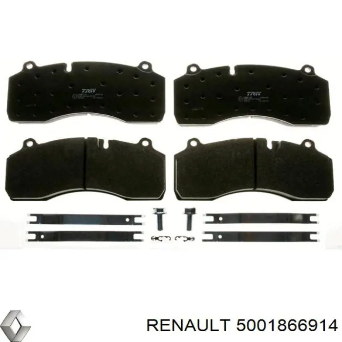 Купити 5001866914 Renault (RVI) Колодки гальмівні передні, дискові