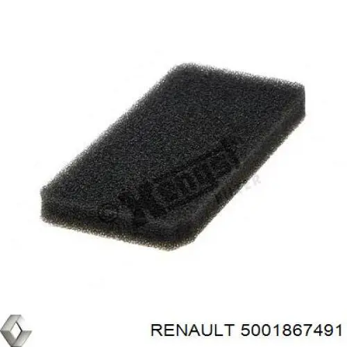 Фільтр повітряний обігрівача Renault (RVI) 5001867491 ціна, від 9.22 USD