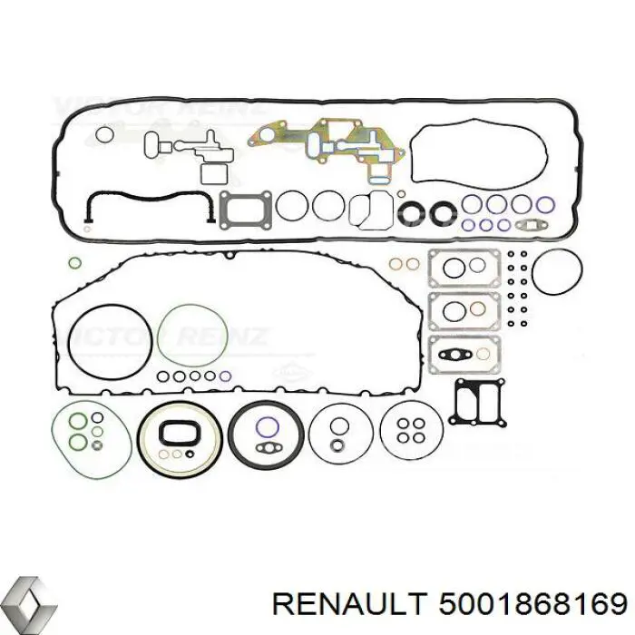 Комплект прокладок двигуна, нижній Victor Reinz 083774801 ціна, від 285.37 USD