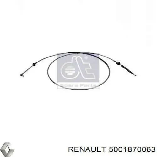Купити 5001870063 Renault (RVI) Трос перемикання передач, вибору передачі