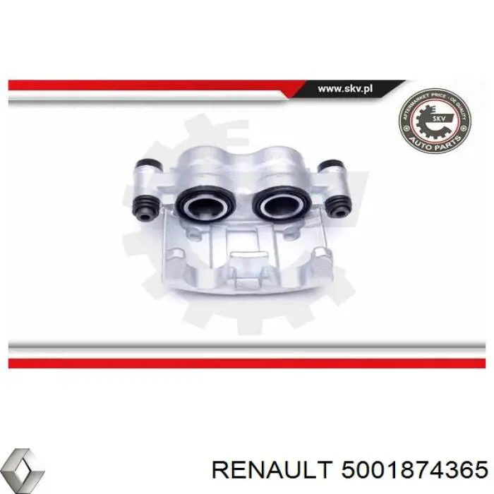 5001874365 Renault (RVI) Супорт гальмівний задній правий