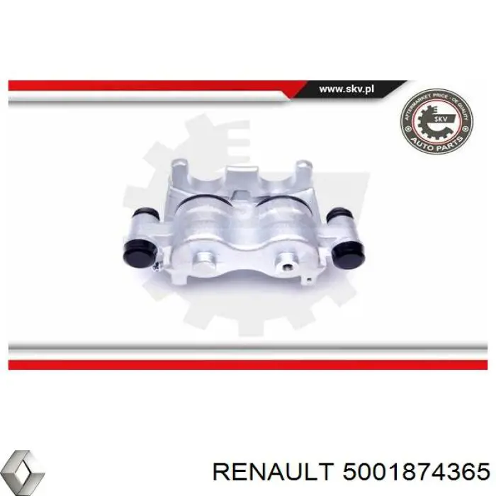 Купити 5001874365 Renault (RVI) Супорт задній правий