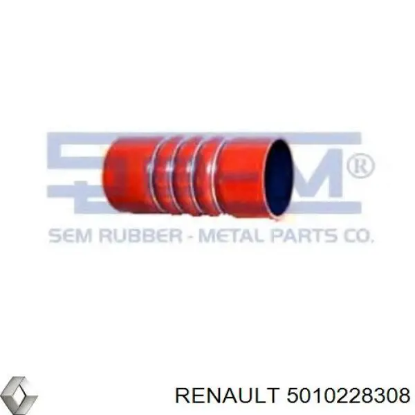 Шланг/патрубок интеркуллера Renault (RVI) 5010228308 ціна, від 30.25 USD