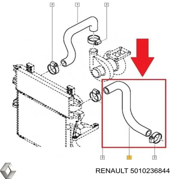  Renault (RVI) 5010236844 ціна, від 54.84 USD