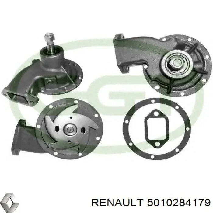 Помпа охолодження Renault (RVI) 5010284179 ціна, від 174.31 USD