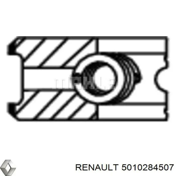 EPR1807 PAI Кільця поршневі на 1 циліндр, STD.