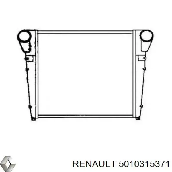 5010315371 Renault (RVI) радіатор интеркуллера
