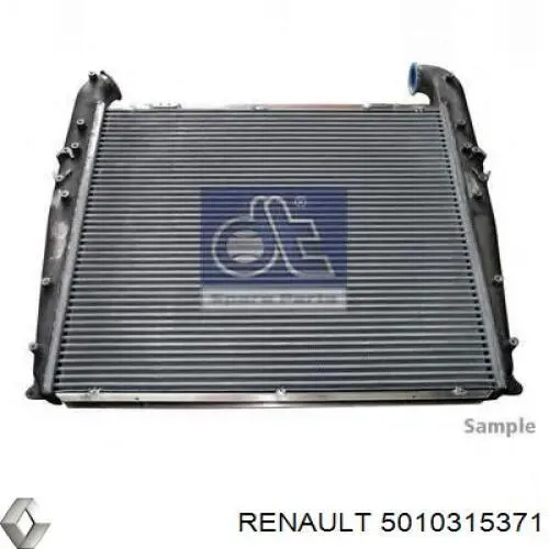5010315371 Renault (RVI) Охолоджувач наддувочного повітря