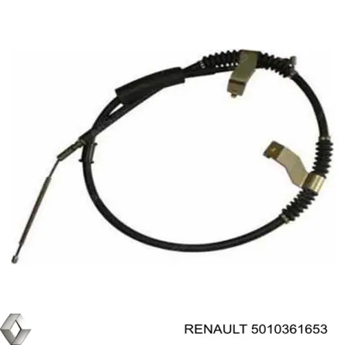 5010361653 Renault (RVI) Трос ручного гальма задній, правий/лівий