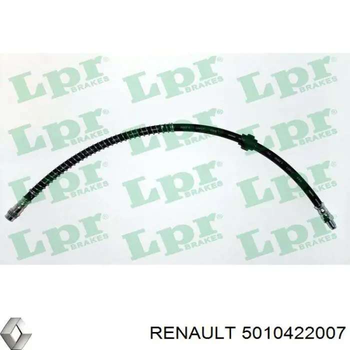 Шланг гальмівний передній Renault (RVI) 5010422007 ціна, від 8.28 USD