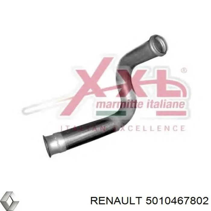 Труба приймальна (штани) глушника, передня Renault (RVI) 5010467802 ціна, від 91.59 USD