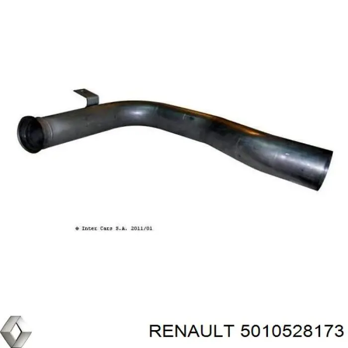 Труба приймальна (штани) глушника, передня Renault (RVI) 5010528173 ціна, від 289.69 USD