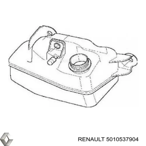 Бачок системи охолодження двигуна розширювальний Renault (RVI) 5010537904 ціна, від 164.65 USD