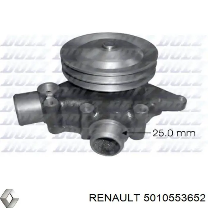 5010553652 Renault (RVI) Насос охолодження