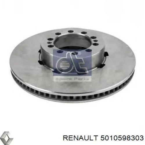 Гальмівні диски передні 5010598303 Renault (RVI)