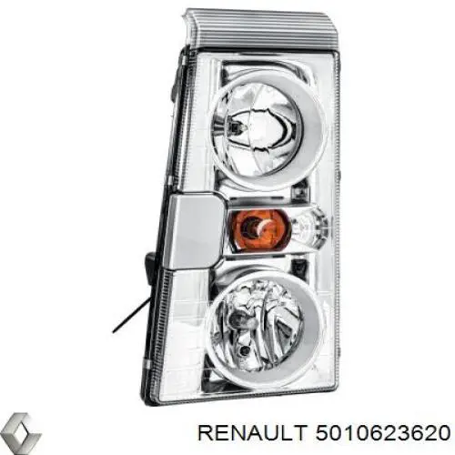 Фара Renault (RVI) 5010623620 ціна, від 120.63 USD